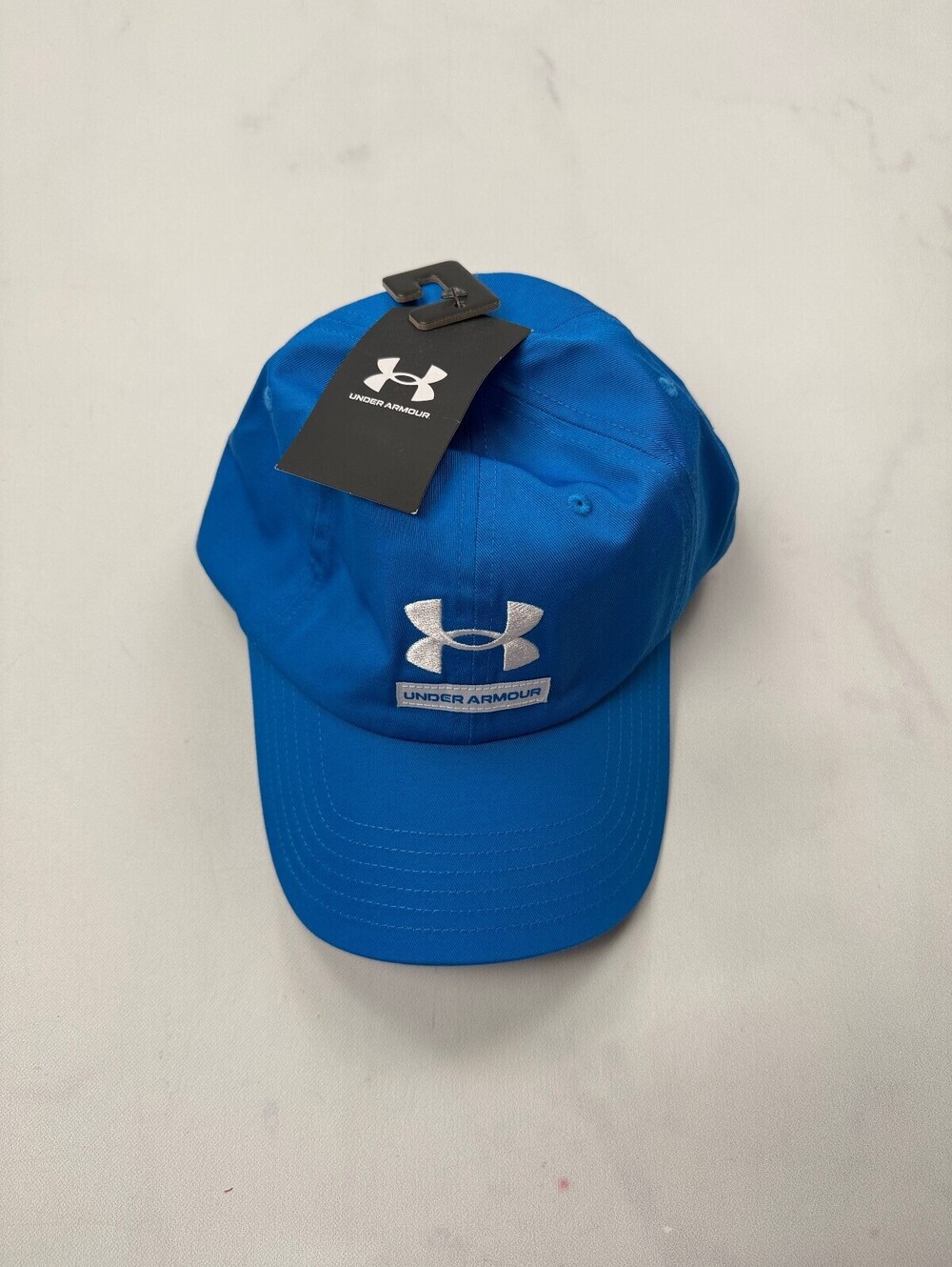Under Armour Logo Baseball Cap Blue Modern Sporty - Men OSFM